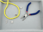 6mm Glass Faceted Rondelle Beads Yellow