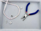6mm Glass Rondelle Beads Pink