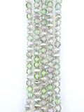 8mm Glass Rondelle Beads Gray
