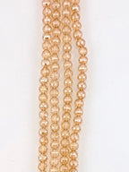6mm Glass Faceted Round Beads Tapaz