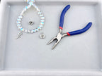 8mm Faceted Glass Heart Beads Strand Clear