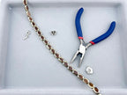 9x12mm Faceted Glass Octagon Beads Strand Brown