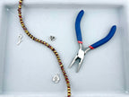 6mm Faceted Glass Rounded Bicon Beads Strand Red
