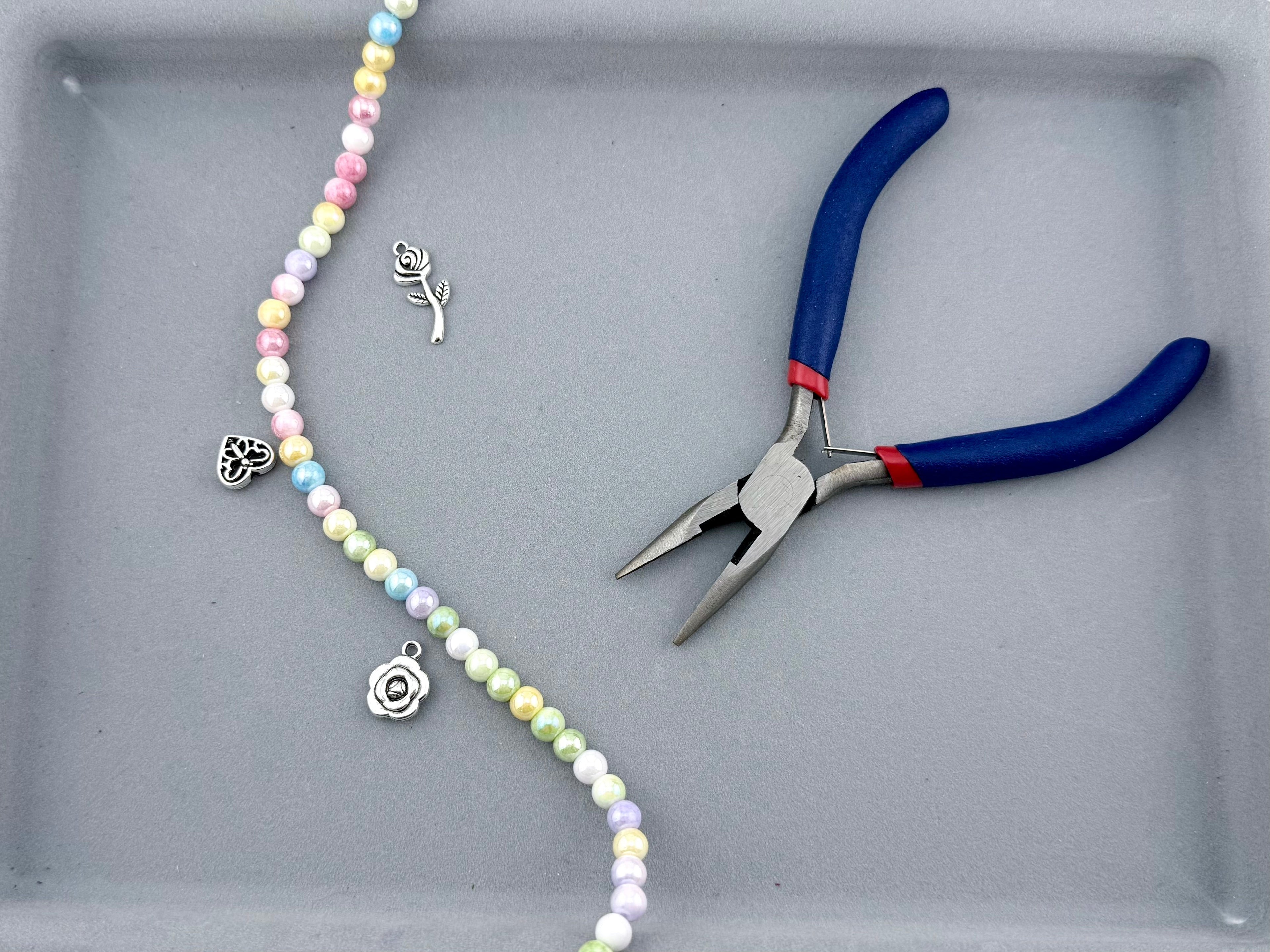 6mm Faceted Glass Round Beads Strand Multi-Color