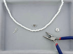 6mm Pearl Glass Round Beads Strand White