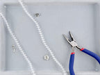 6mm Glass Round Beads Clear