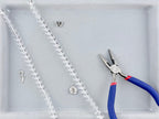 8mm Glass Round Beads Clear