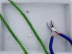 8mm Glass Round Beads Light Green