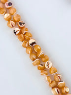 8mm Odd Shaped Shell Beads Orange