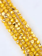 8mm Odd Shaped Shell BeadsYellow