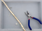 6mm White Pearl Round Beads Strand Cream