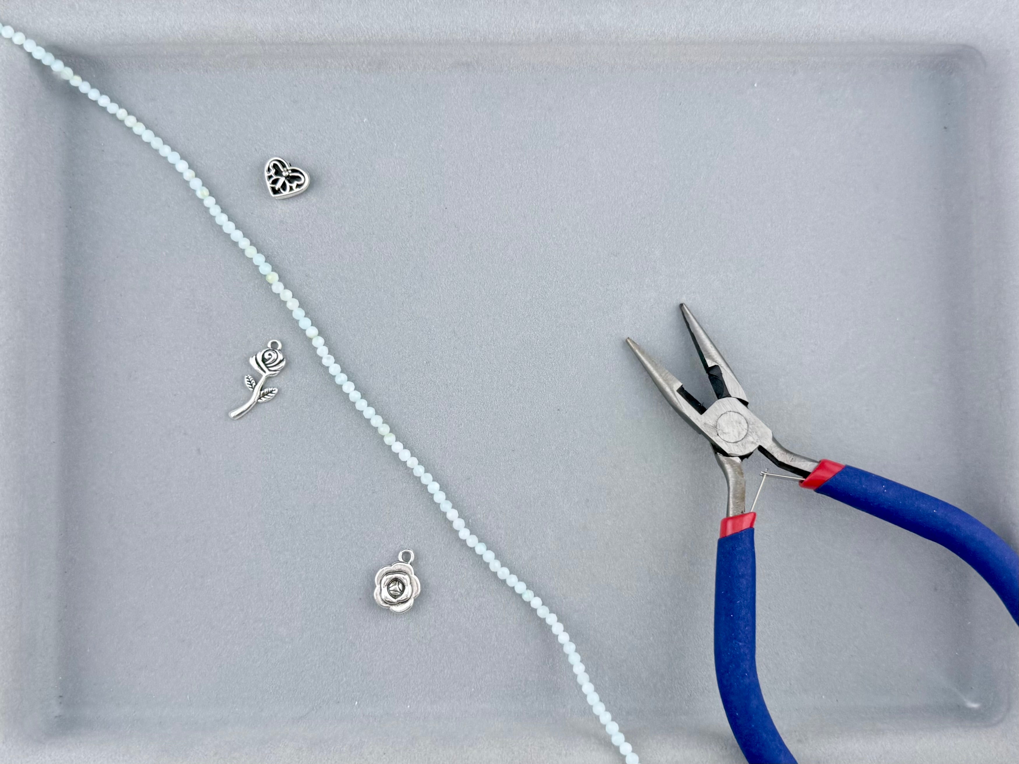 3mm Faceted Shell Round Beads Strand Light Blue