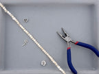 6mm Shell Heart Beads Strand Cream
