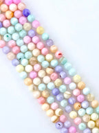 6mm Shell Beads Strand Mix-Color