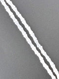 8mm Mother of Pearl Bone Beads Strand White