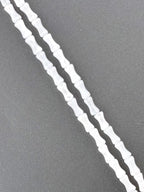 8mm Mother of Pearl Bone Beads Strand White