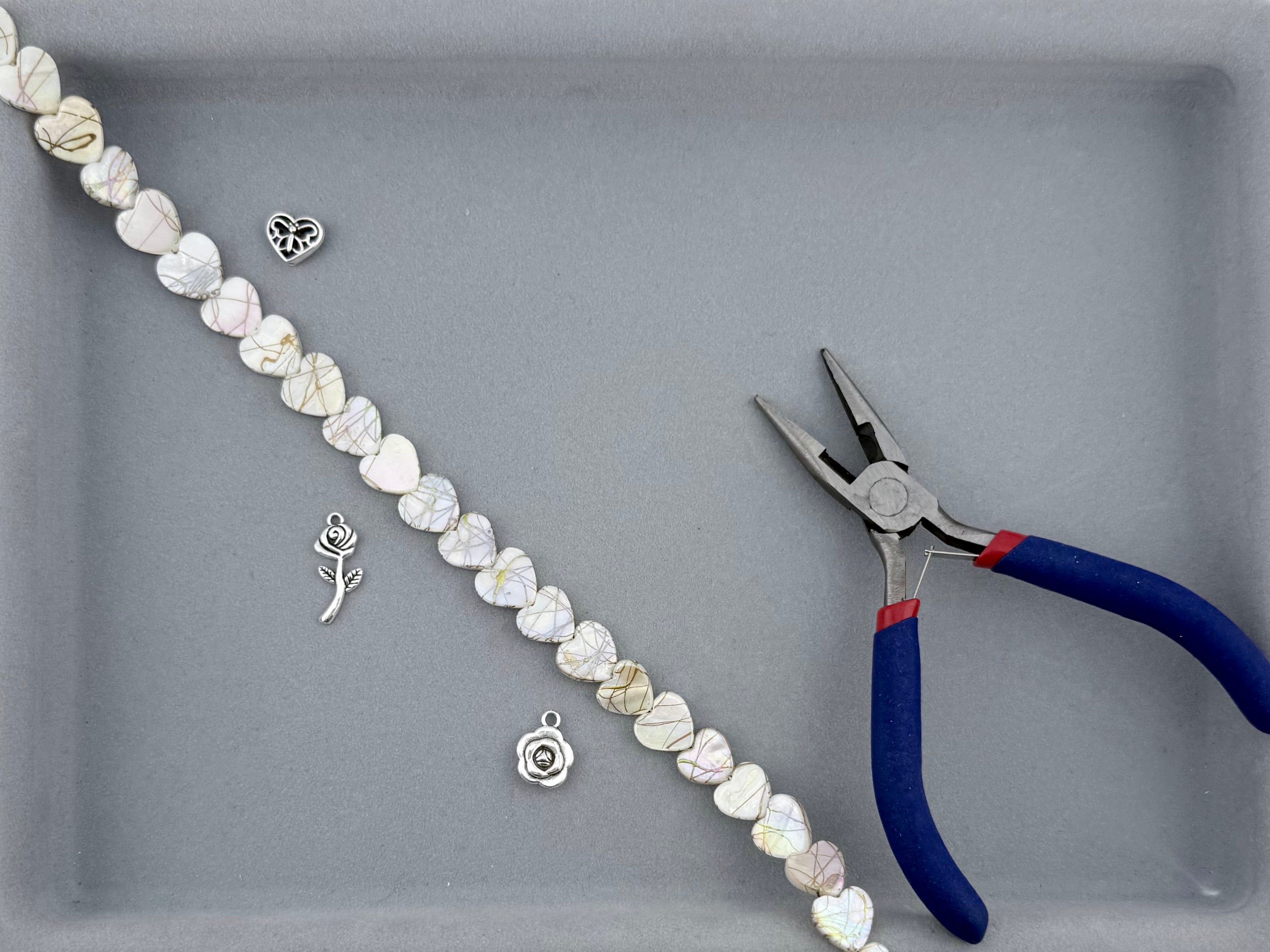 12x12mm Faceted Mother Of Pearl Beads Strand Cream