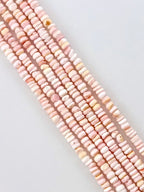 4mm Conch Shell Chips Beads Strand Pink