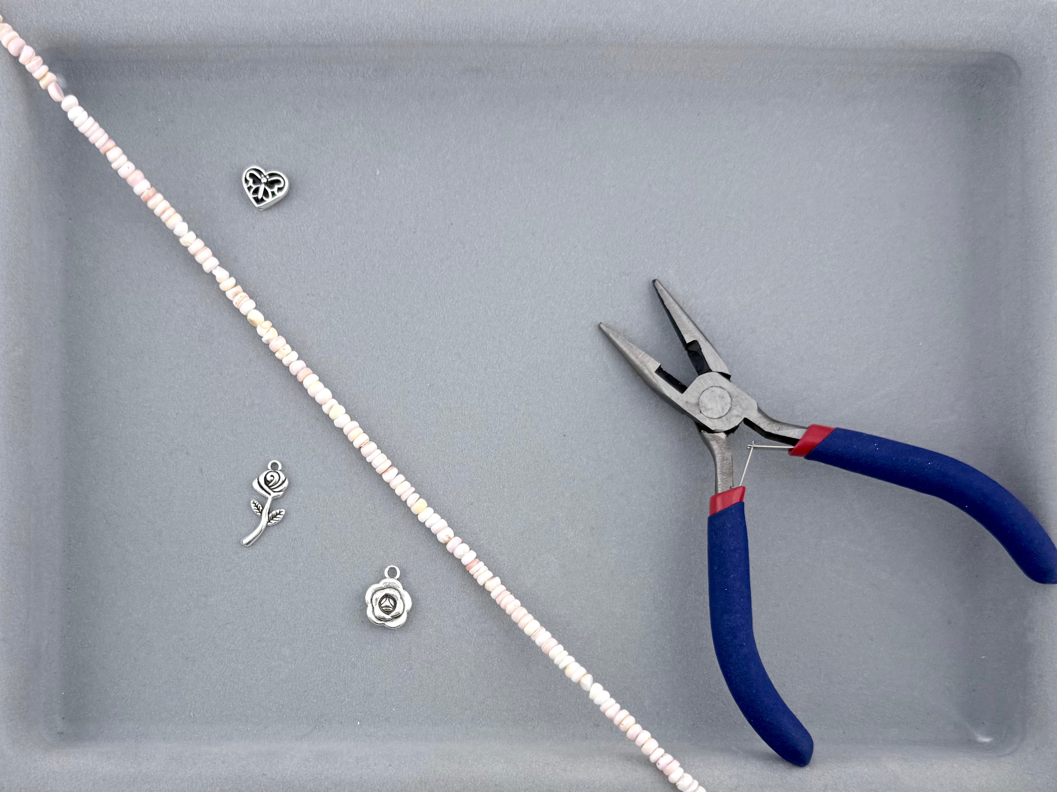 4mm Faceted Pearl Stone Beads Strand Pink