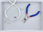 8mm Faceted Glass Rondelle Beads Clear