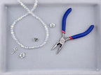 6mm Glass Faceted Round Beads Clear