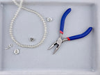 6mm Glass Faceted Round Beads Cream Luster