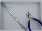 Shell Pearls Round Beads Strand Silver