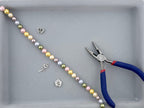 Shell Pearls Round Beads Strand Mix-Color