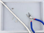 8mm Fresh Water Pearl Beads Strand White