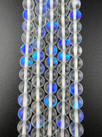 8mm Aurora Glass Beads Crystal