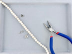 8mm Fresh Water Pearl Beads Strand White