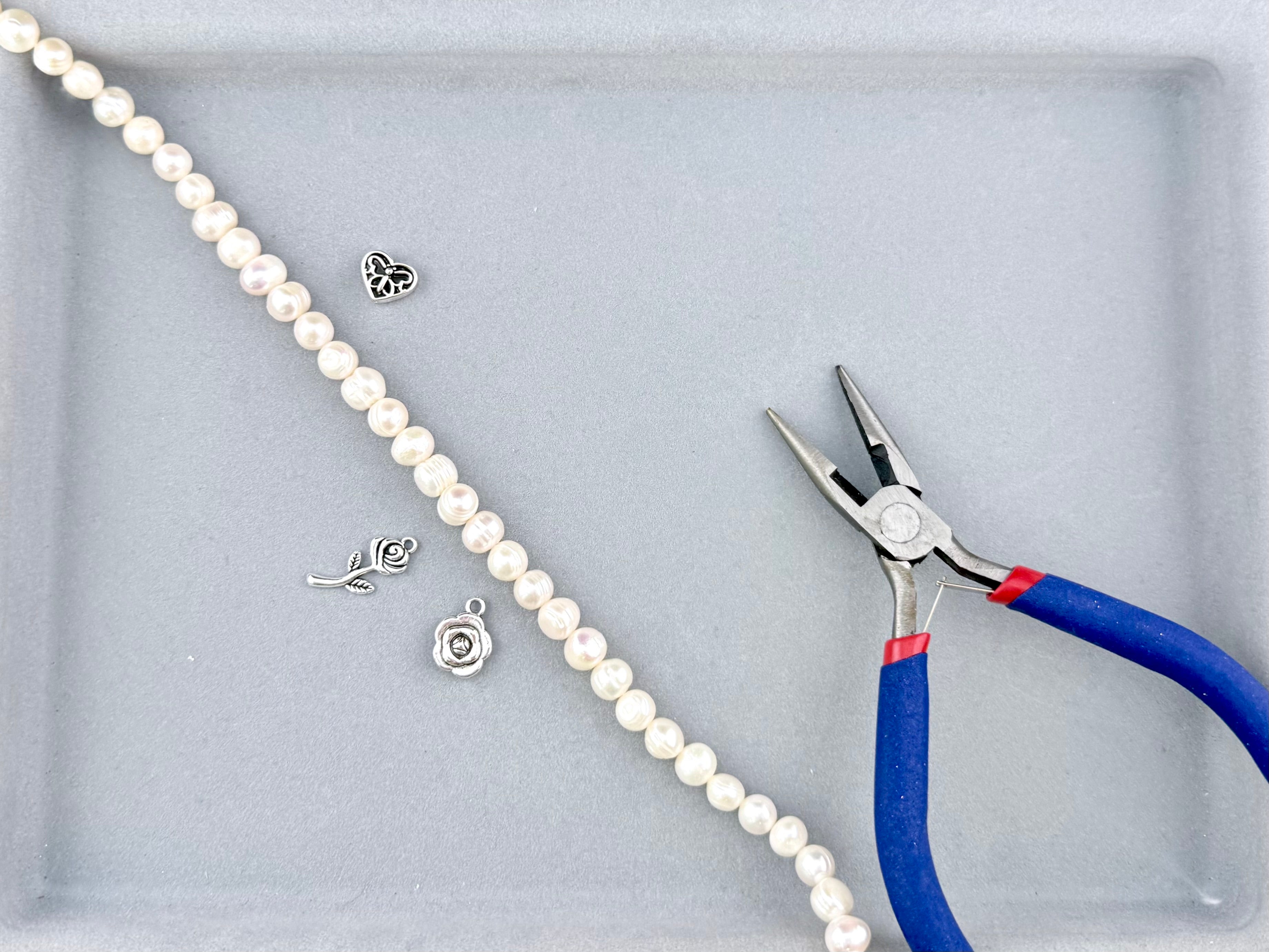 8mm Fresh Water Pearl Beads Strand White
