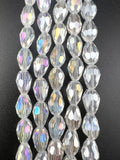 12mm*8mm Glass Tear Drop Beads Crystal AB
