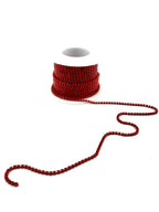 2mm Red Metal Rhinestone Banding With Red Crystal