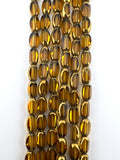 4mm*6mm Oval Rice Beads Strand Topaz