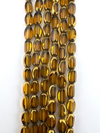 4mm*6mm Oval Rice Beads Strand Topaz