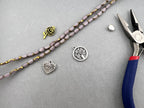 4mm*6mm Oval Rice Beads Strand Mauve
