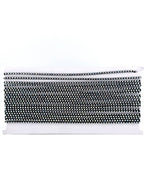 3.2mm Black Plastic Rhinestone Banding With Clear AB Crystal