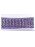 3.2mm Purple Plastic Rhinestone Banding With Clear AB Crystal