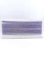 3.2mm Light Purple Plastic Rhinestone Banding With Clear AB Crystal