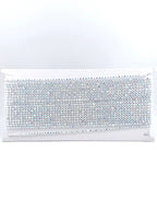 3.2mm White Plastic Rhinestone Banding With Clear AB Crystal