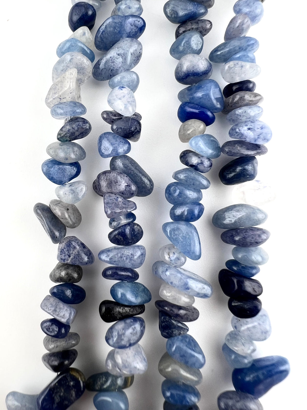 Natural Stone Blue Aventurine Chip Beads 5-8mm