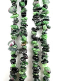 Natural Stone Ruby Zoisite Chip Beads 5-8mm