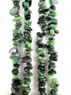 Natural Stone Ruby Zoisite Chip Beads 5-8mm
