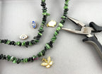 Natural Stone Ruby Zoisite Chip Beads 5-8mm