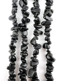 Natural Stone Black Obsidian Chip Beads 5-8mm