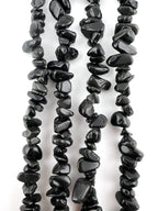 Natural Stone Black Obsidian Chip Beads 5-8mm