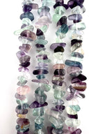 Natural Stone Fluorite Chip Beads 5-8mm