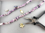Natural Stone Lepidolite Chip Beads 5-8mm