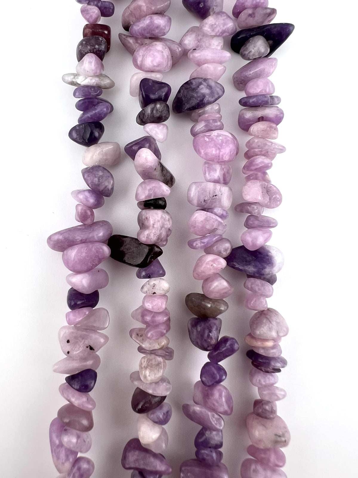 Natural Stone Lepidolite Chip Beads 5-8mm